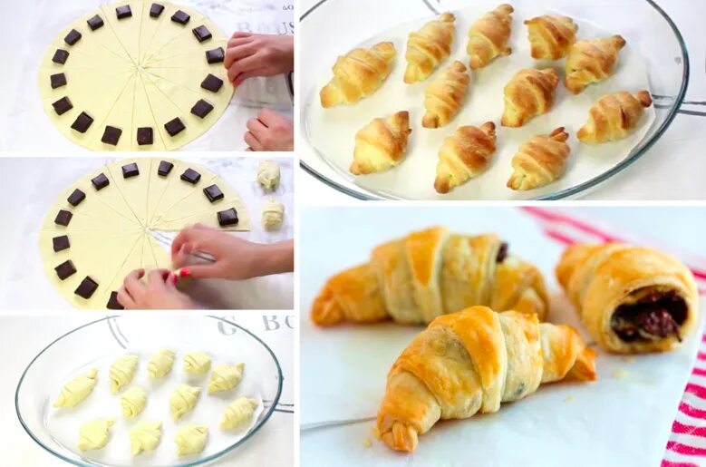 Проект как приготовить круассаны 5 класс 8 ВКУСНЫХ НАЧИНОК ДЛЯ КРУАССАНОВ Как сделать, как заворачивать круассаны из сл