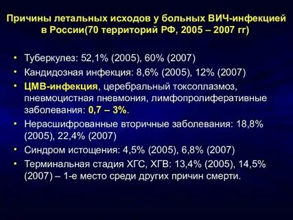 Вич инфекция клинические рекомендации