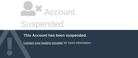 This account has been