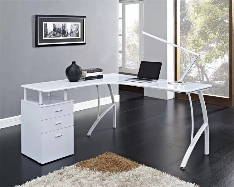 Компьютерный стол «Corner Desk». Письменный стол Trinity Desk. Стол компьютерный Homeoffice (белый, 1200х550х964 мм). Письменный стол Alexys 200. Стол с толстой столешницей