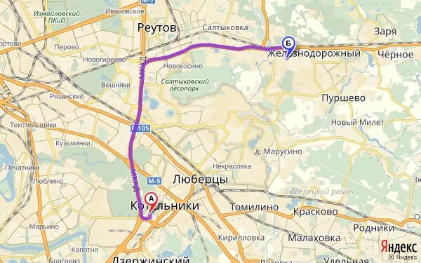 Томилино направление. Томилино направление