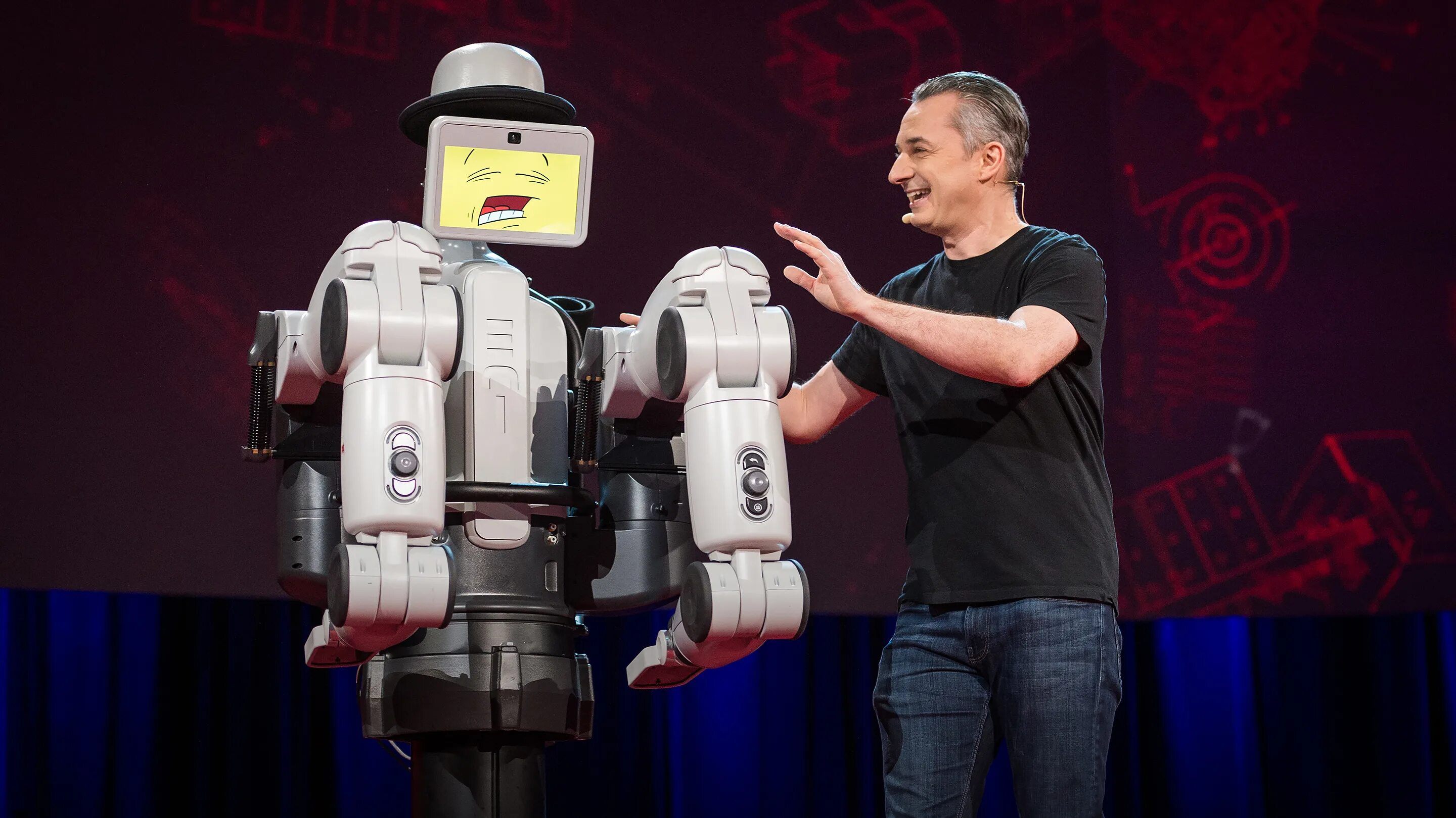 Robot talk. Эмоции робота. Бытовые роботы. Представление робота. Робот Тед.