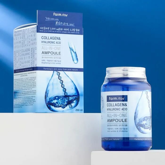 Сыворотка с коллагеном и гиалуроновой. Farmstay антивозрастная сыворотка collagen & hyaluronic acid all-in-one ampoule. Ампульная сыворотка farmstay collagen hyaluronic acid. Ампульная сыворотка farmstay "collagen & hyaluronic acid all-in-one ampoule" 250. Сыворотка farmstay collagen hyaluronic acid.