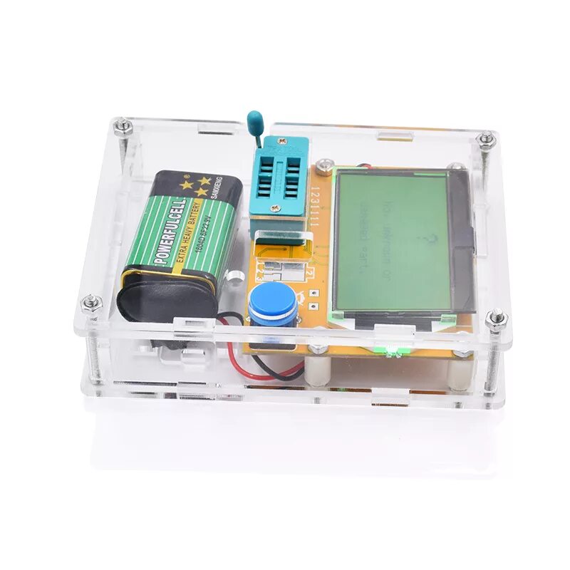 Esr mega328. Корпус для lcr-t4. Lcr-t4. Тестер lcr-t4. Транзистор тестер lcr-t4.