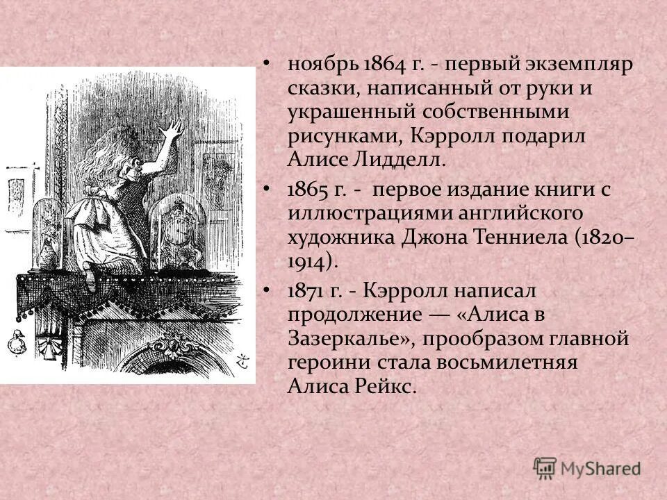 Алиса краткое содержание. История создания книги Алиса в Зазеркалье. Алиса в стране чудес история создания книги. Алиса в стране чудес краткая история. Презентация Льюис Кэрролл Алиса в стране чудес.