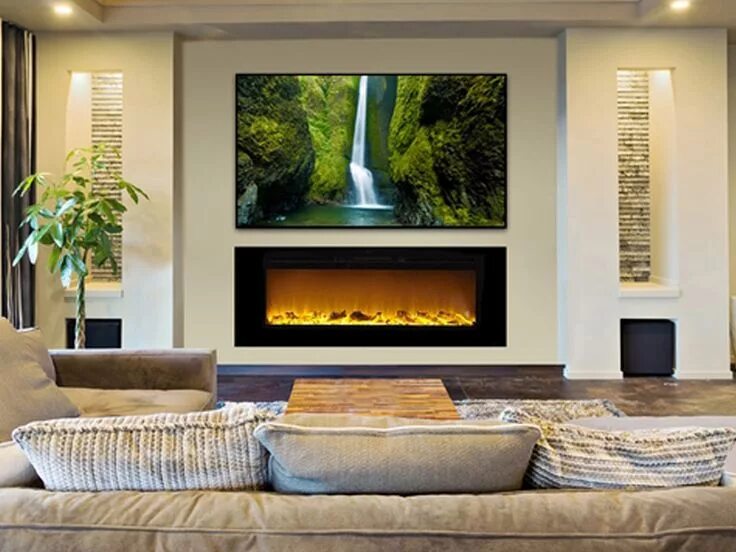 The Benefits of an Electric Fireplace Electric fireplace, Home living room, Livi