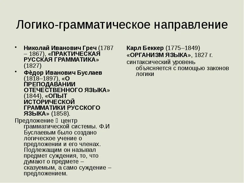 Логическое направление в языкознании. Направления в грамматике. Логико-грамматическое направление в языкознании. Направления языкознания. Направления исторических исследований