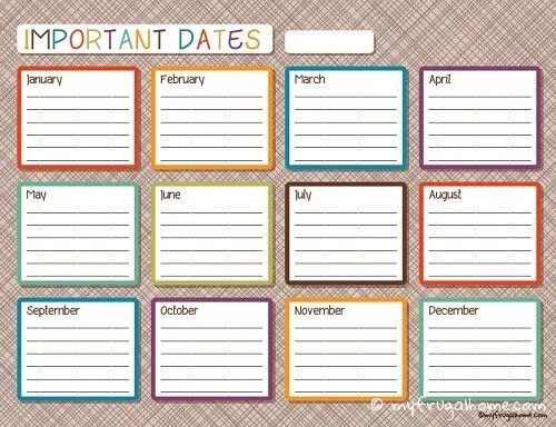 Important dates. Распечатка даты. dates for calendar. make a calendar with important dates for you на русском. date of birth calendar.