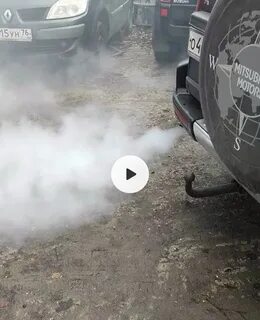 Белый дым в холодную погоду
