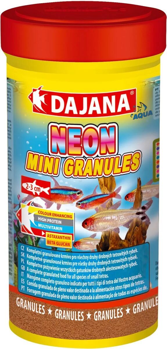 Корм для неонов. Dajana granules. корм для рыбок. корм для неонов тетра. корм для рыбок неонов.