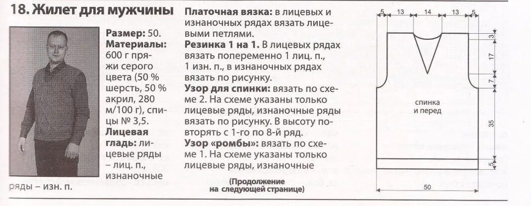 Вязаные жилеты metelica-online.ru Men sweater, Men, Knitting