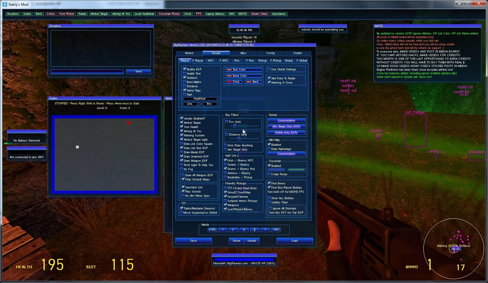 Lua aim