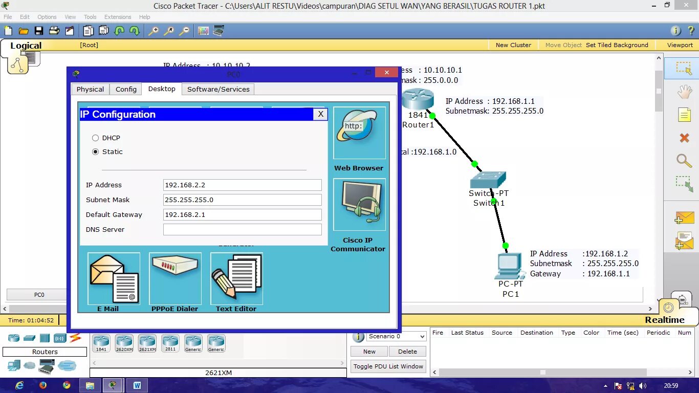 192.168 1 server