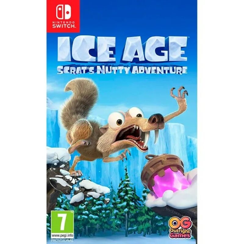 Ледниковый период приключение скрэта. Ice age nintendo switch. ледниковый период: сумасшедшее приключение скрэта. ice age игра. игра ice age scrat&#039;s nutty adventure.