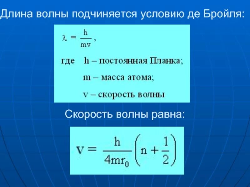 Формула длины через скорость