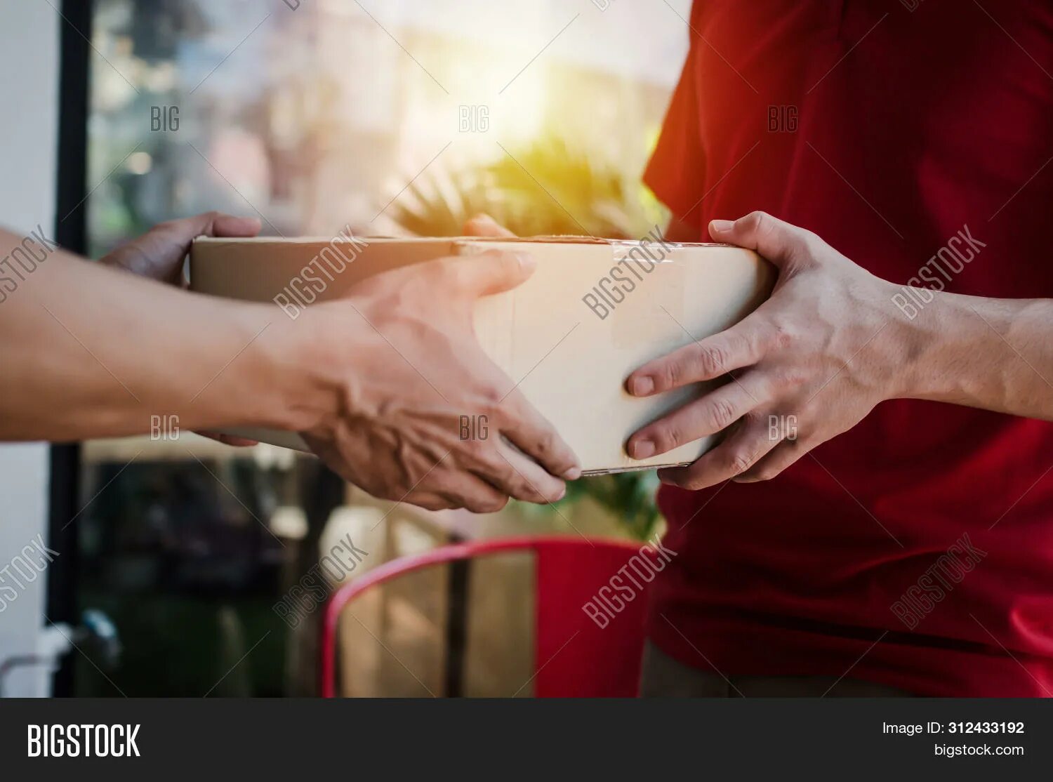 Receive. Delivery hand PNG.