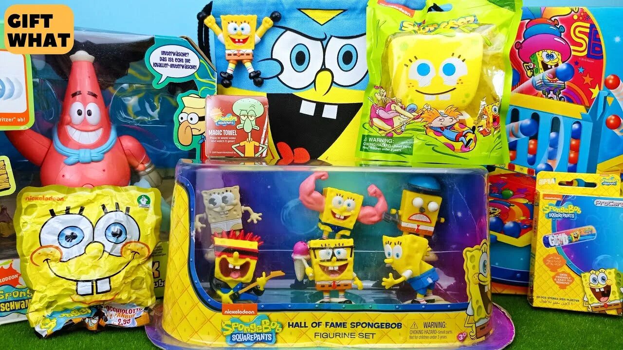 Spongebob unboxing giftwhat. Spongebob Squarepants Opening collection Review l Krabby Patty Mug Gummy Candies.