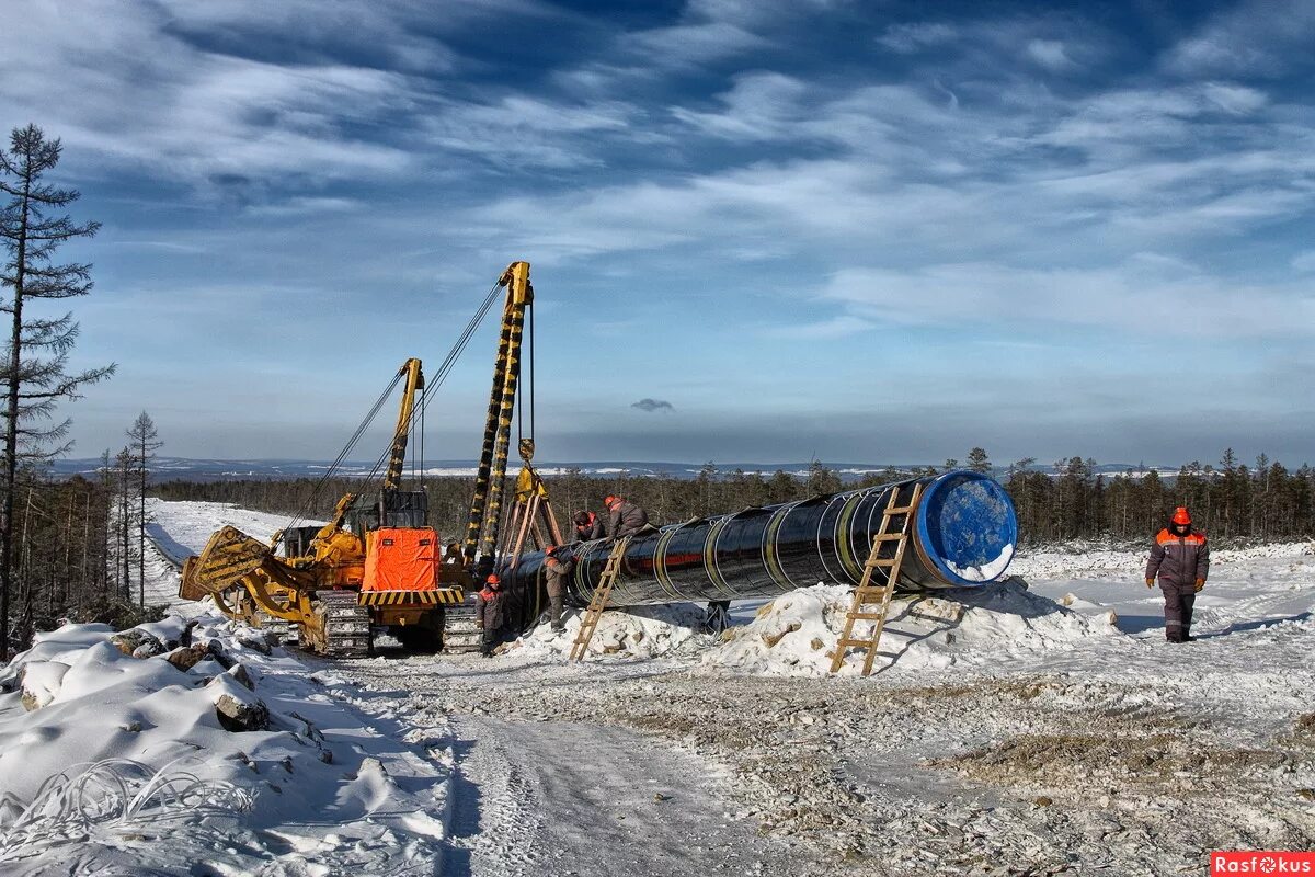 Капитальное строительство газопровода