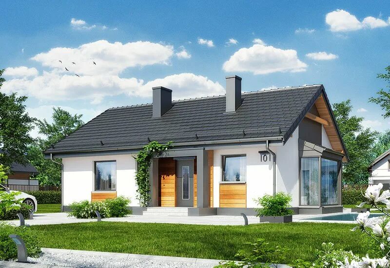 Проекты одноэтажных домов из газобетона до 150. Одноэтажный дом 60 кв.м z500. архон проекты одноэтажных домов. польские проекты одноэтажных домов до 150 кв.м. одноэтажный дом 160 м2.