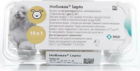 Прививка нобивак для собак