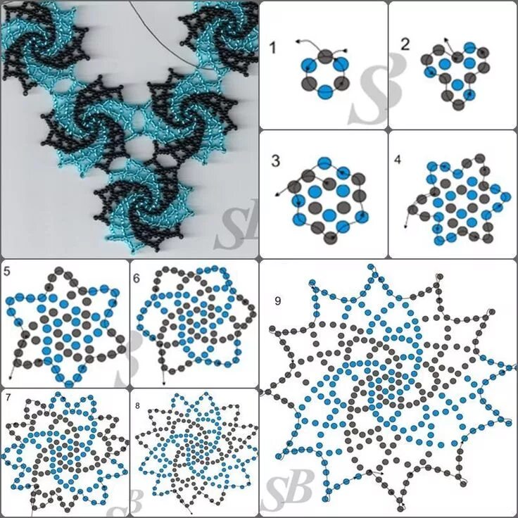 Узоры из бисера