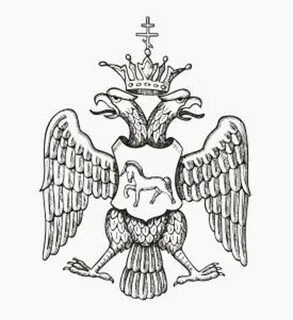 Орел увенчан двумя малыми