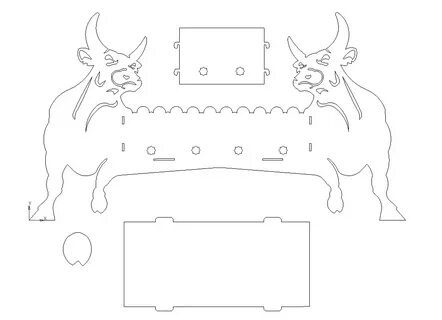 Мангал чертеж dxf