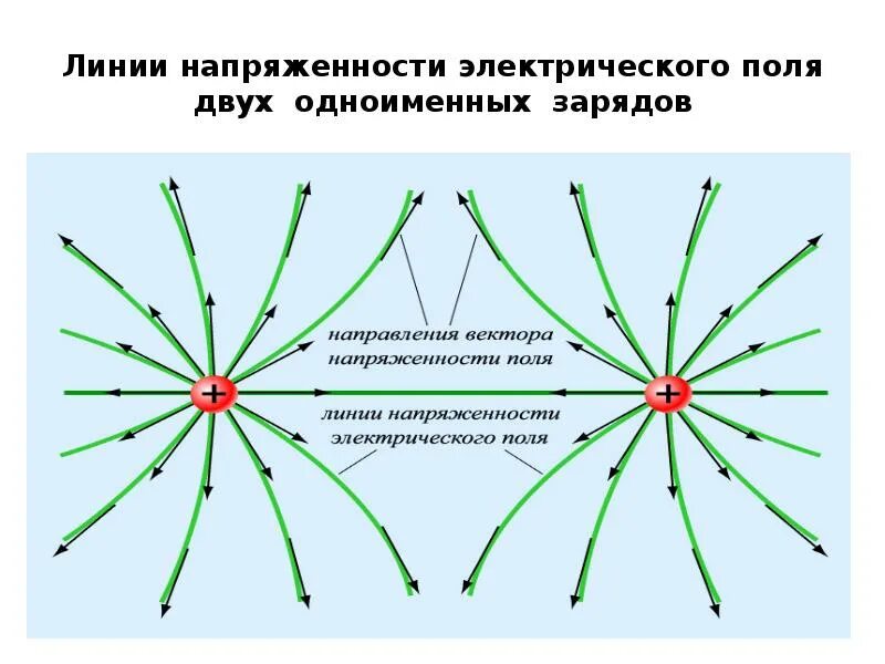 Напряженность поля рисунок. Линии напряжения электростатического поля. Силовые линии двух разноименных зарядов. Напряженность точечного заряда направление. Линии напряженности Эл поля.