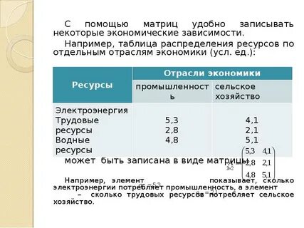 Решите задачу матрица