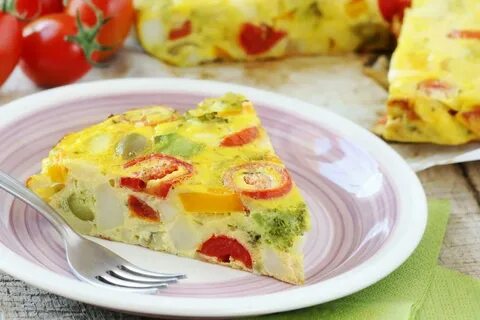 Фриттата с овощами рецепт