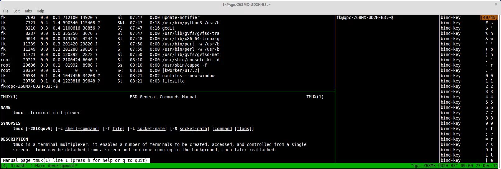 Tmux (терминальный мультиплексор). Tmux Commands. Tmux окна. Tmux New Window.