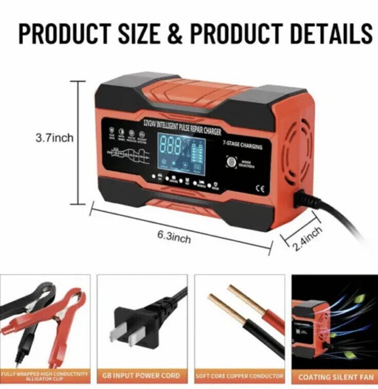 12v intelligent инструкция. Fully Intelligent Pulse Repair Charger 12v 24v. 12 Intelligent Pulse Repair Charger. Зарядное устройство Intelligent Charger 12v Pulse. Rjtianye 12v Intelligent Pulse Repair Charger.