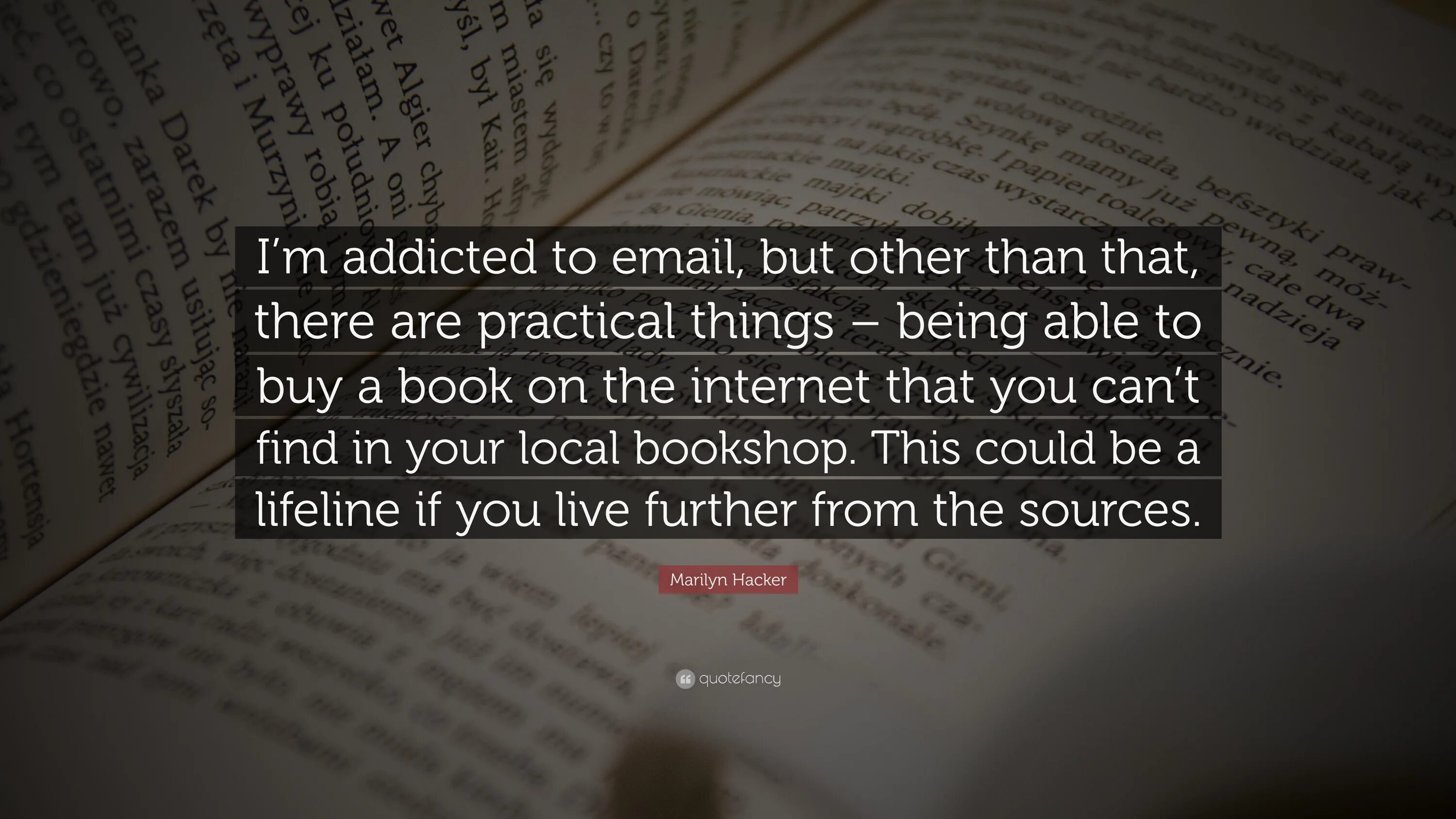 I to read books in the evening