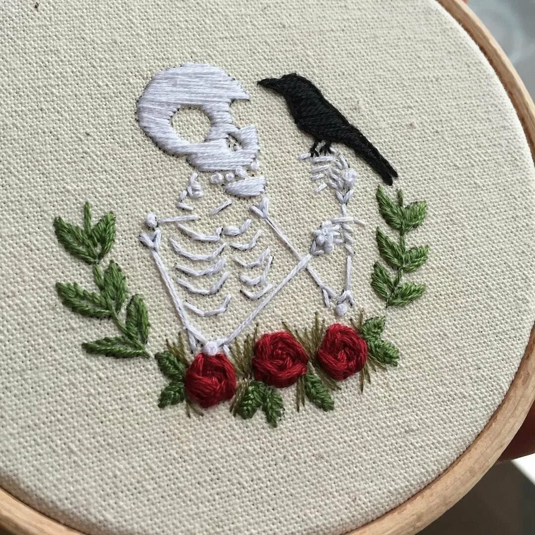 Необычная вышивка. Японская вышивка стежками. Вышивка broderie stitch. Панно вышитое гладью. Вышивка гладью травы.