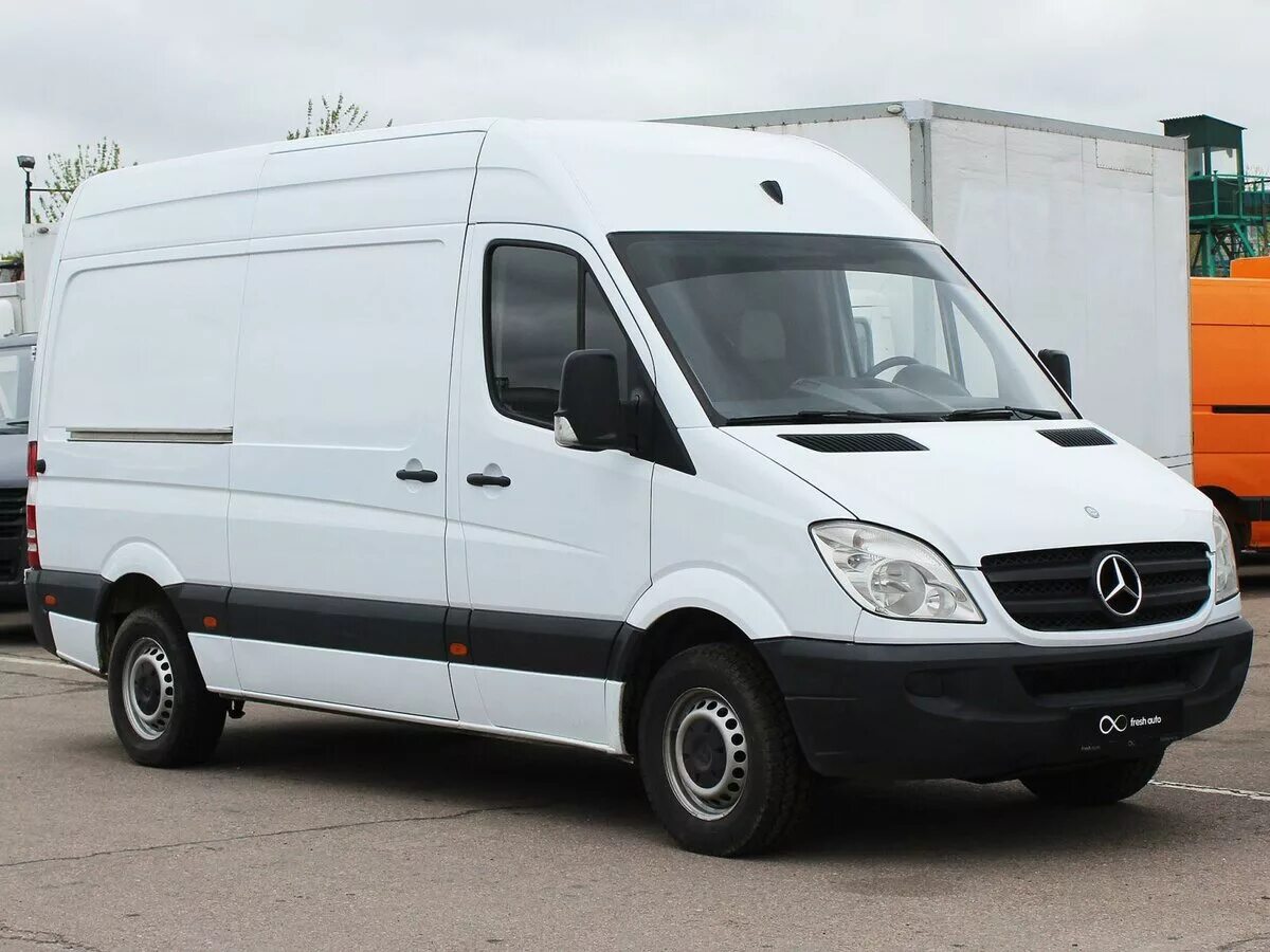 Мерседес Спринтер грузовой фургон. Мерседес Спринтер 2007. Mercedes-Benz Sprinter 2007. Мерседес Бенц Спринтер фургон цельнометаллический.