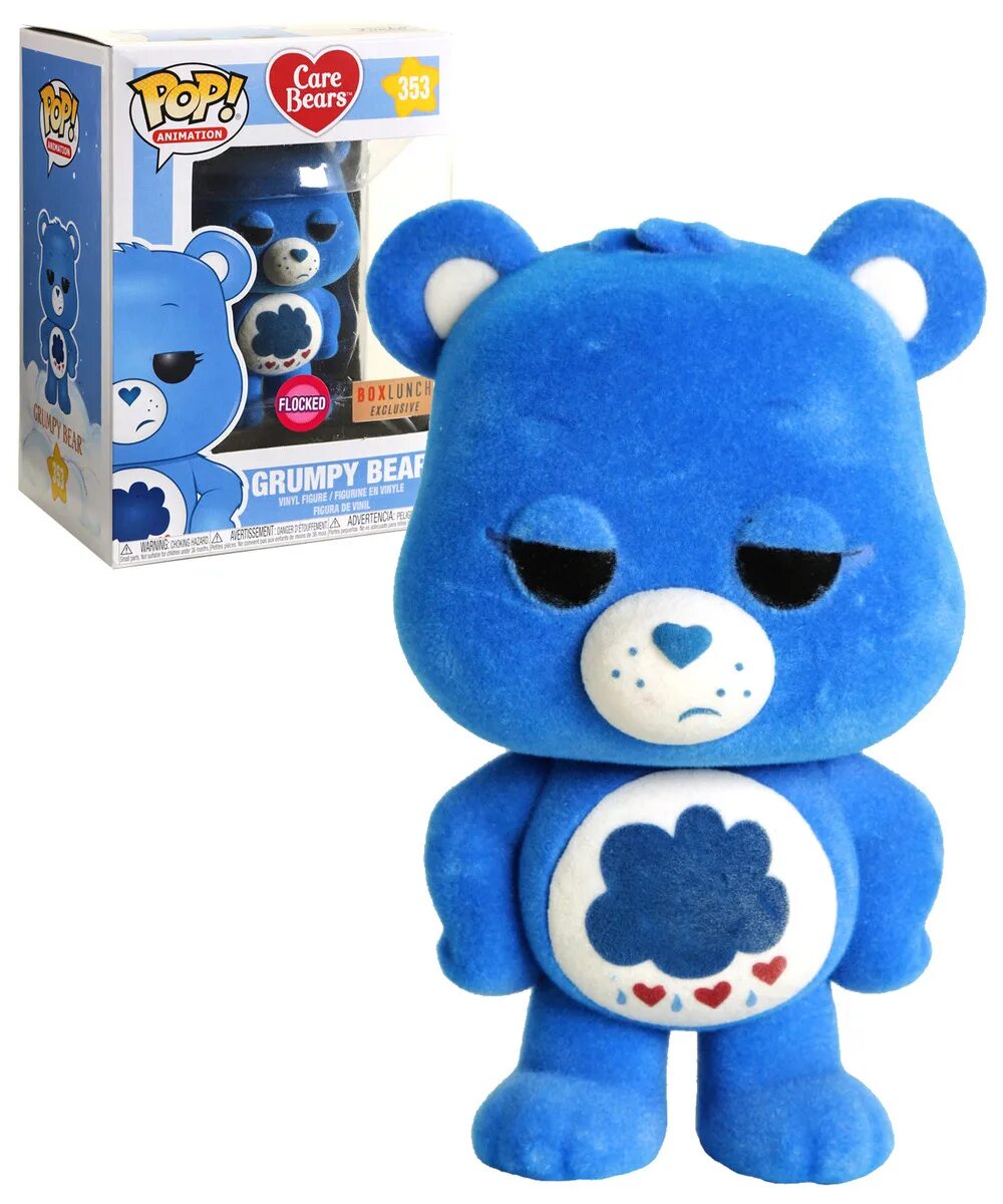 Pop care. ФАНКО поп Care Bears. Care Bears фигурка Pop Funko. Grumpy Bear игрушка. Funko Pop Grumpy Bear.