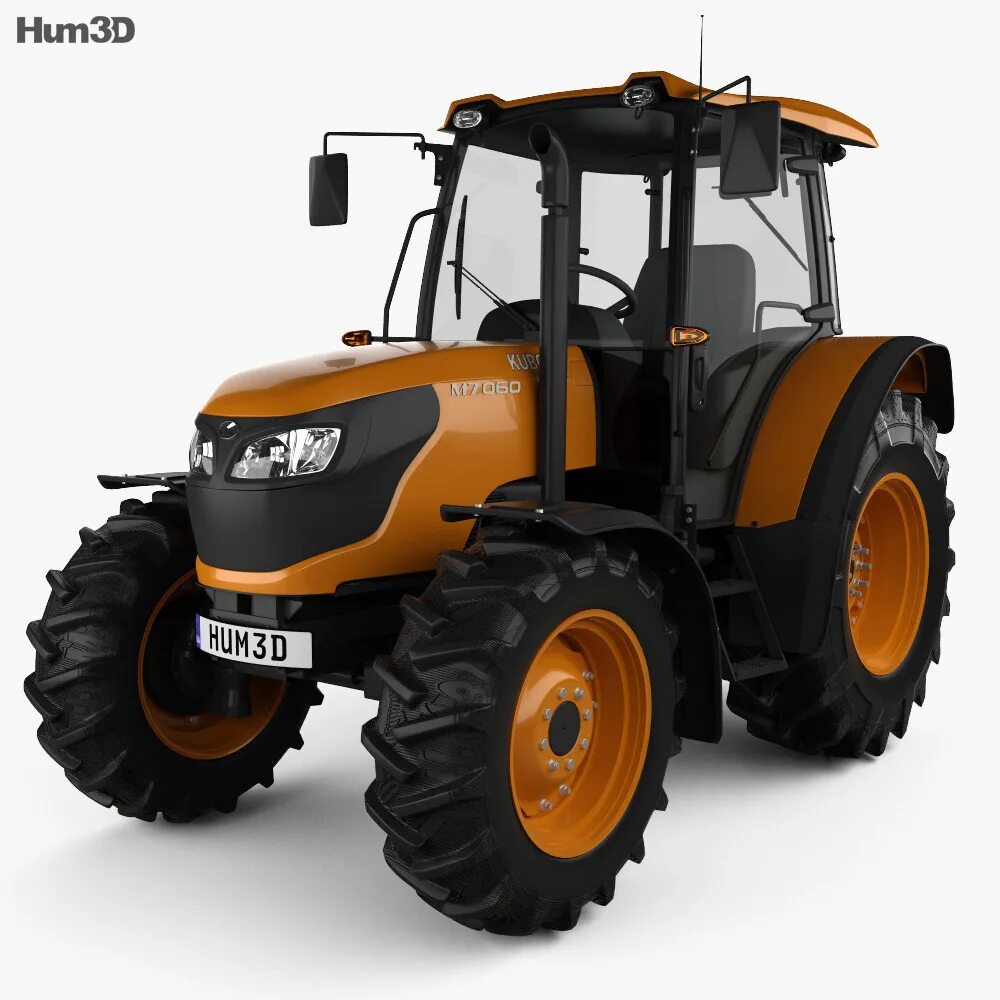 Tractor 3. 2020 Кубота 7060. Kubota m8 Series. Трактор 3d. Трактор 3д модель.