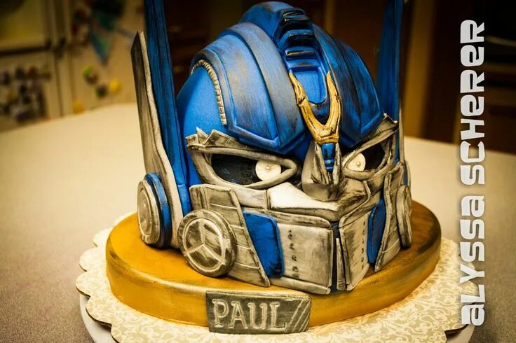 October 2011 Transformers birthday cake, Transformers cake, Cool birthday cakes