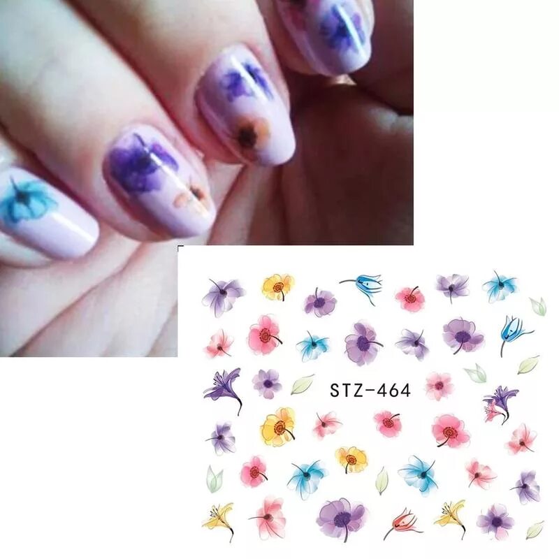 как клеить слайдеры на ногти на гель.