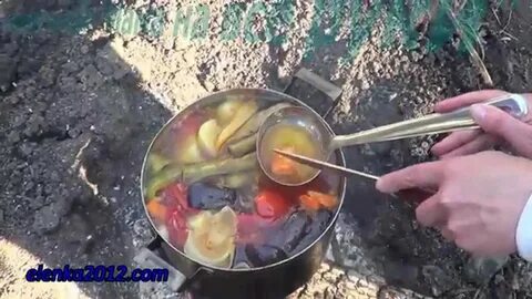 Шурпа в казане видео