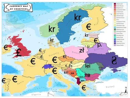 Countries currencies