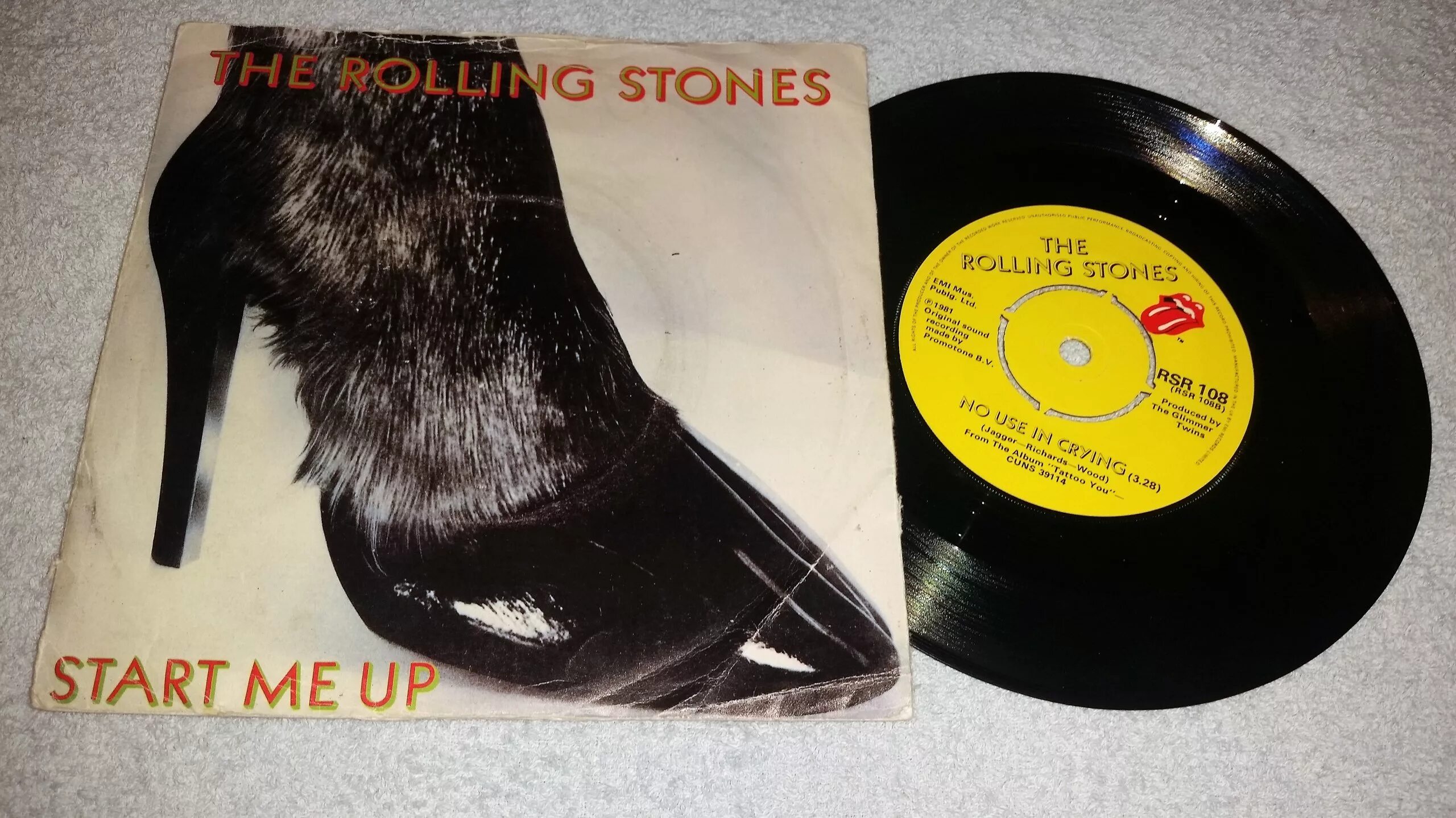 Start me up rolling. The rolling stones start me up.