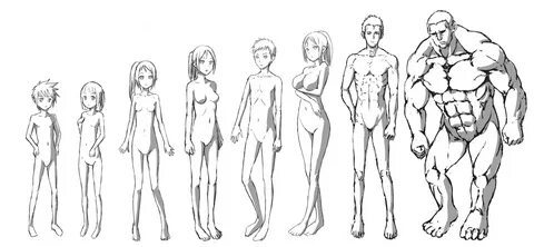 Naked anime caracters.