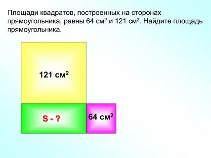 Найдите в см2 площадь