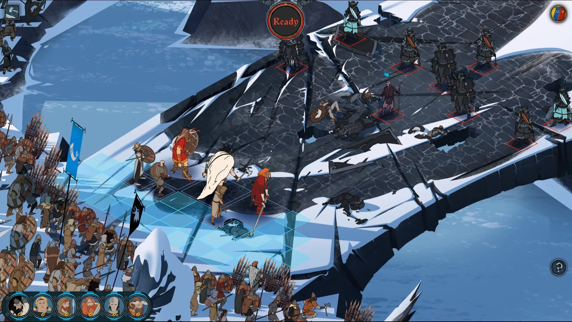 The banner saga 1 и 2. The banner saga 1. The banner saga игра. Игра баннер сага. The banner saga 3.