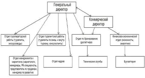 Организационная структура турагентства