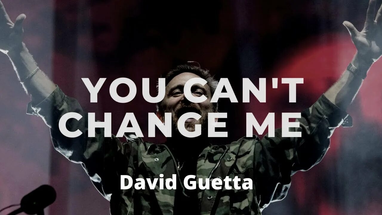 David guetta hurt me. David Guetta & Morten feat. Raye - you can't change me (motivee Remix).