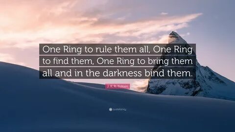 one ring to find them quote - sharfest.ru 