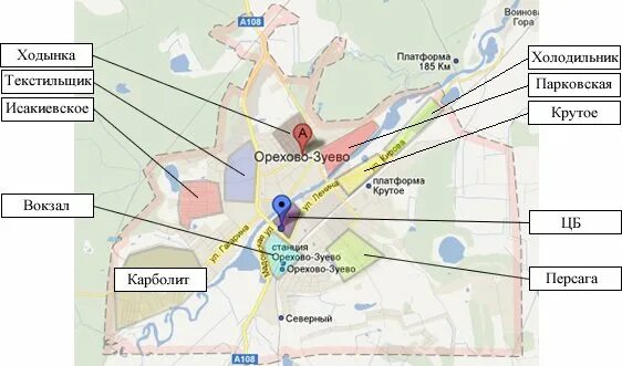 Где находится город орехово. Где находится город орехово