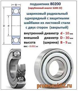 Известно что средний диаметр подшипника